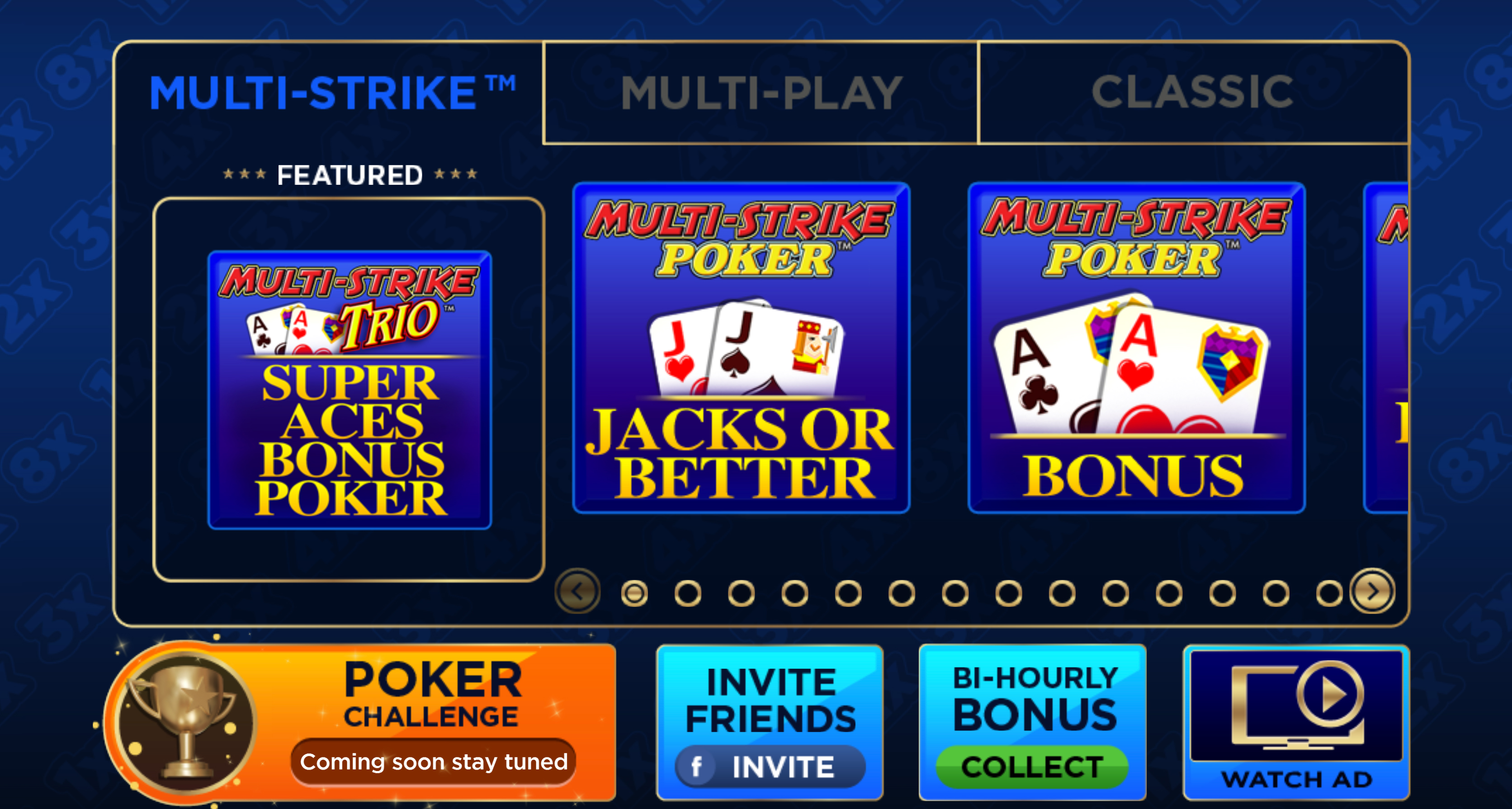 free poker video games online no download